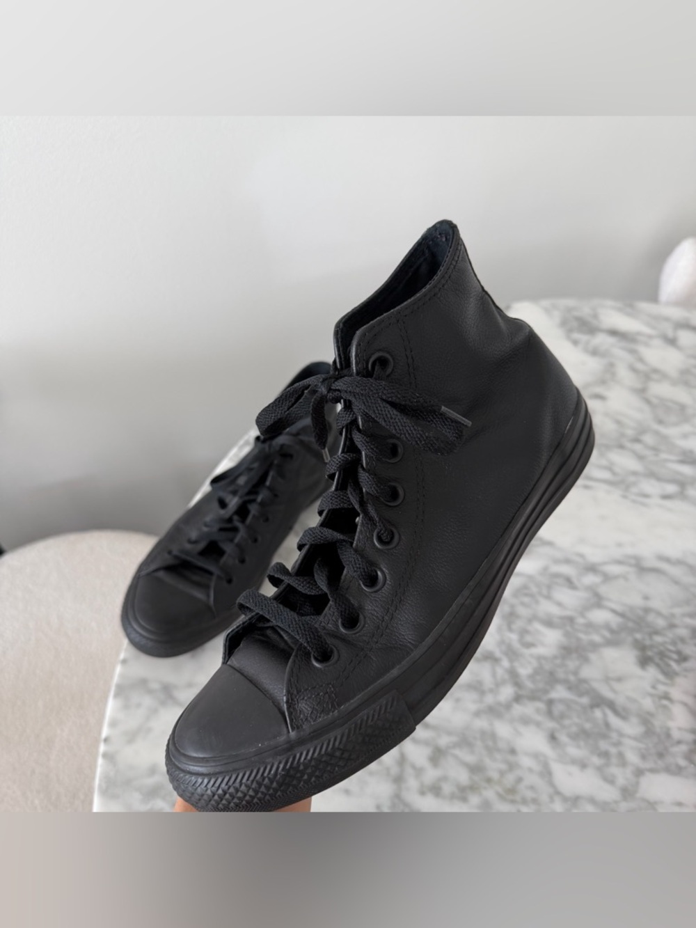 Converse Chuck Taylor All Star Mono Leather Sneaker- high top shoes